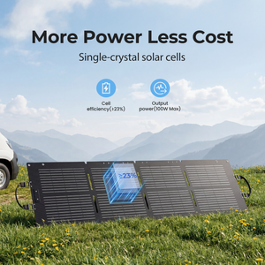 Dynesspower 100W IP68 Waterproof Foldable Solar Panel for RVs & Camping
