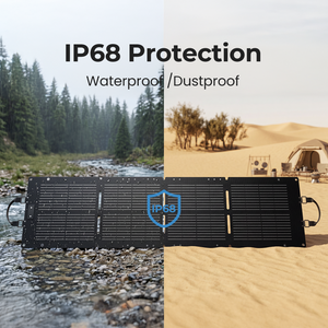 Dynesspower 100W IP68 Waterproof Foldable Solar Panel for RVs & Camping