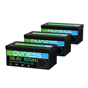Dynesspower 36V 100Ah Lithium Golf Cart Battery – Featuring 200A BMS & Real-Time Monitoring
